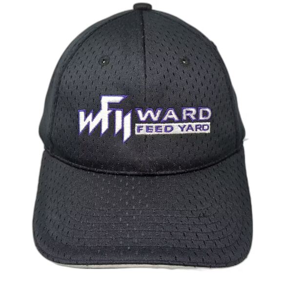 J.F. Beaver Other - J.F. Beaver Ward Feed Yard Baseball Cap Black Purple Hat OS Strapback Perforated